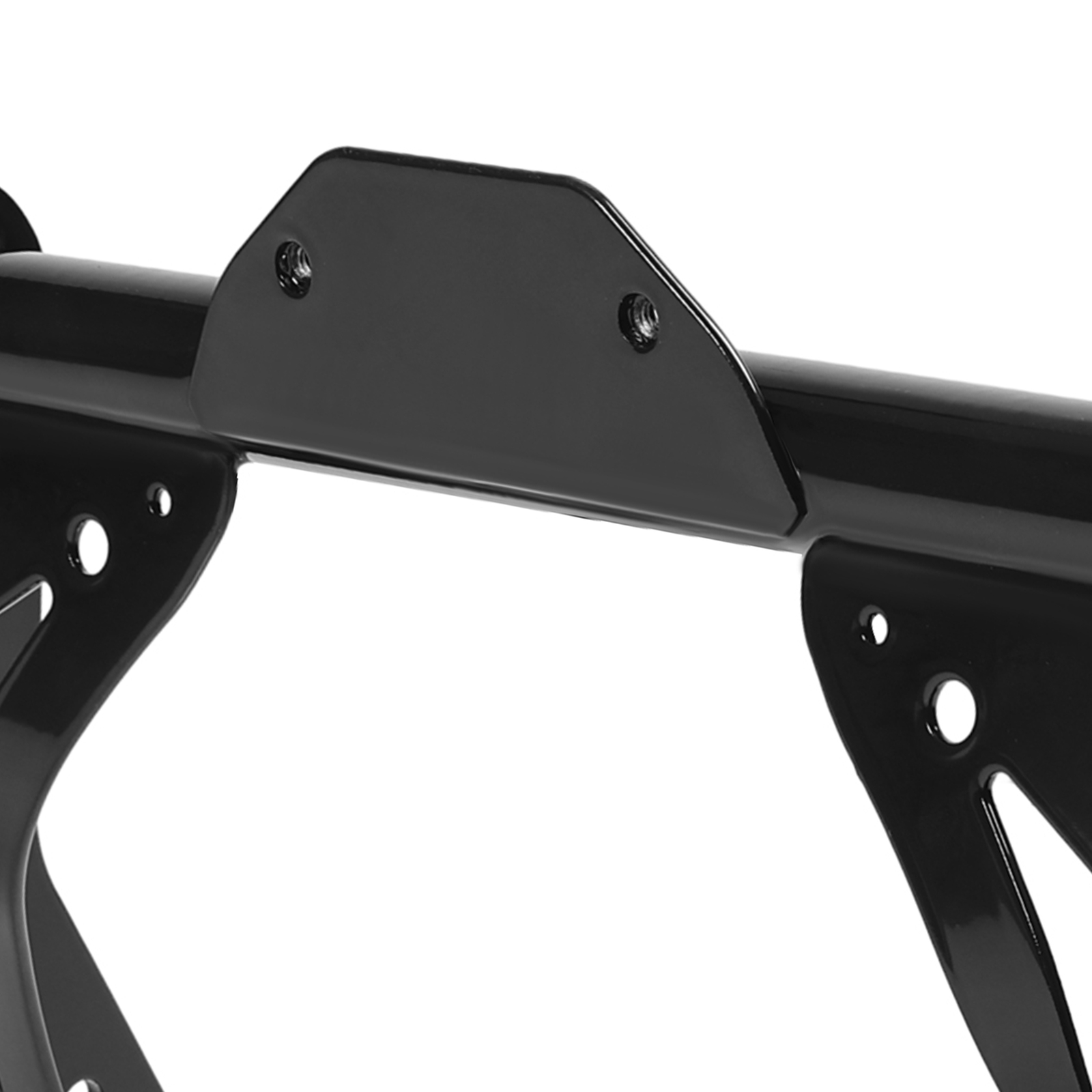 Black Front Crash Bar Protector For Harley Davidson Dyna 06-17 W/ Mid Control