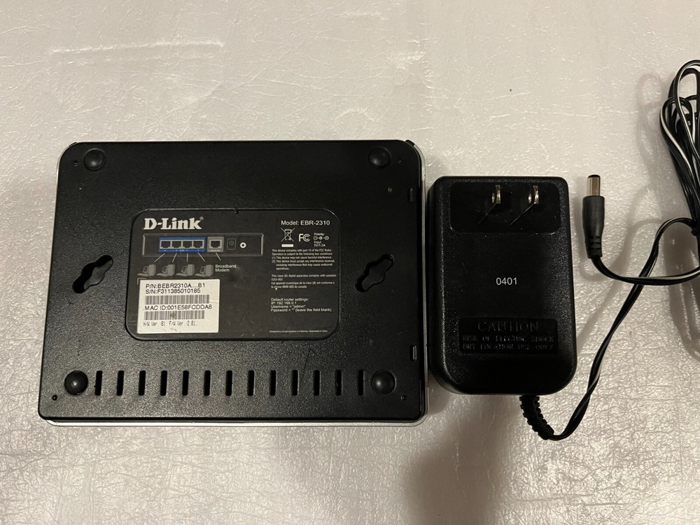 D-Link EBR-2310 Ethernet Broadband Router