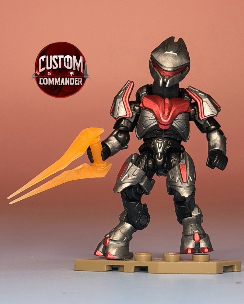Mega Construx Custom Halo Elite Silent Shadow Minifigure Painted