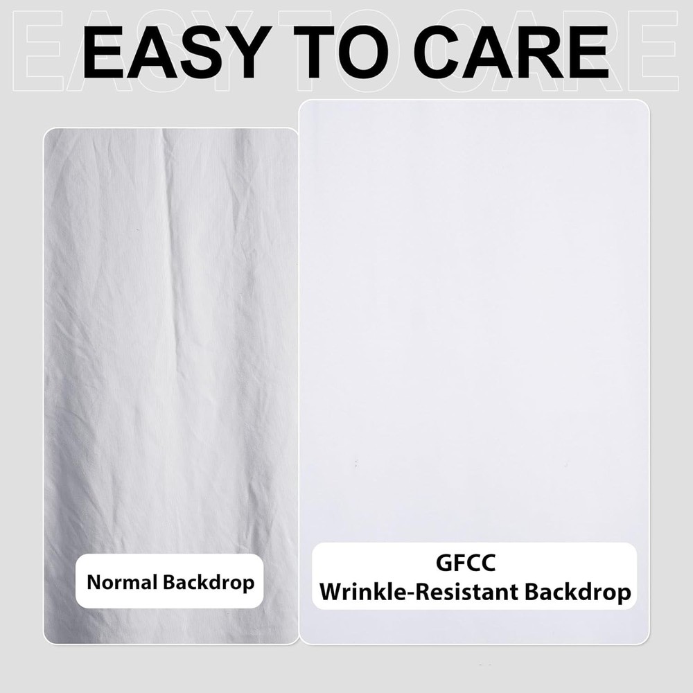 Thick White Backdrop 7.5FTx10FT - Versatile for Photography & Video Recording