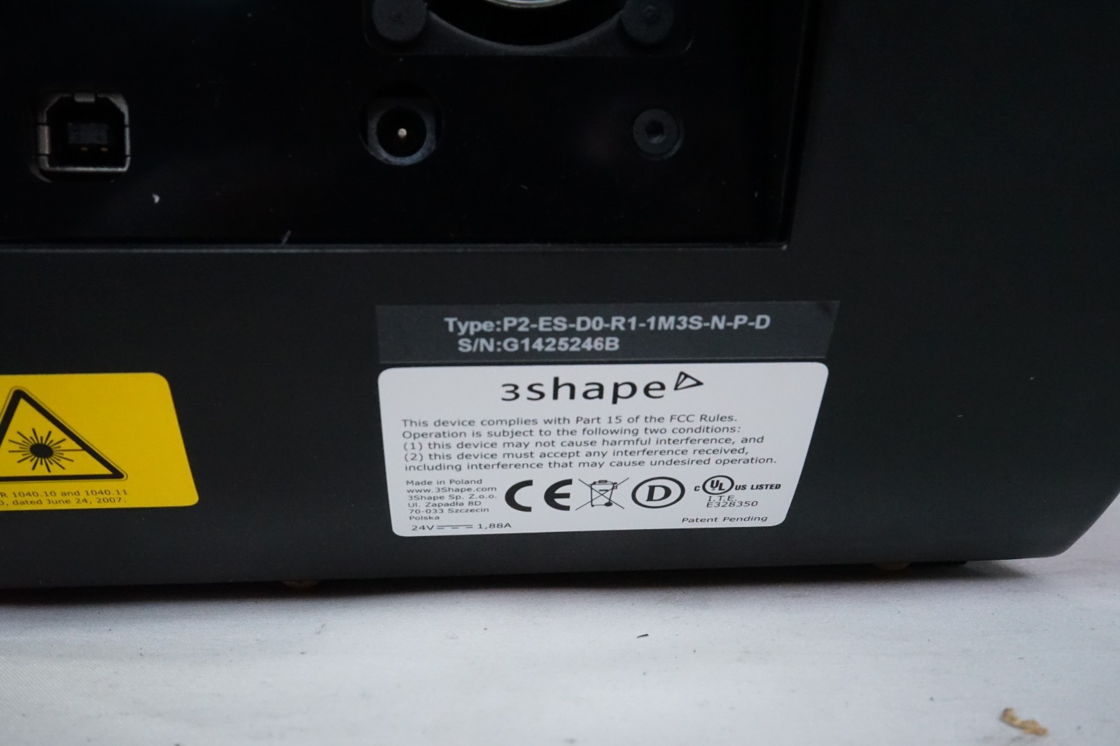 3Shape D500 Dental Lab Scanner CAD CAM System w/ Calibration Kit Scan Plates