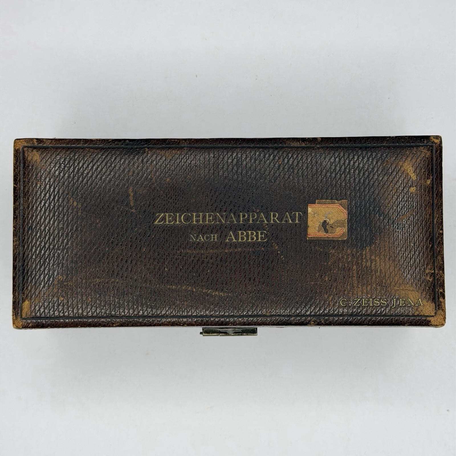 Vintage Carl Zeiss Jena Microscope Camera Lucida Abbe's Drawing w/Case