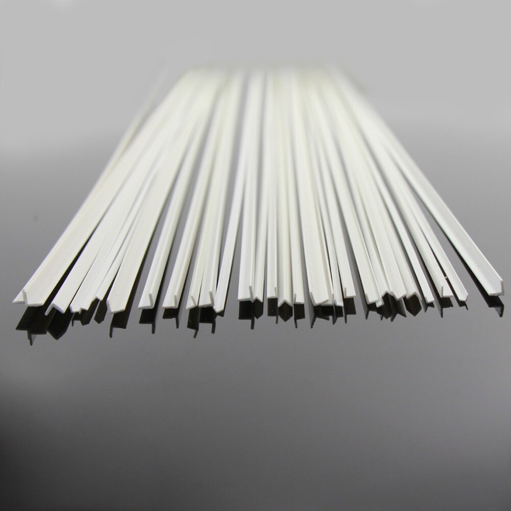30PCS Styrene ABS Angles L-shaped Architectual 50cm for Model Layout ABS05
