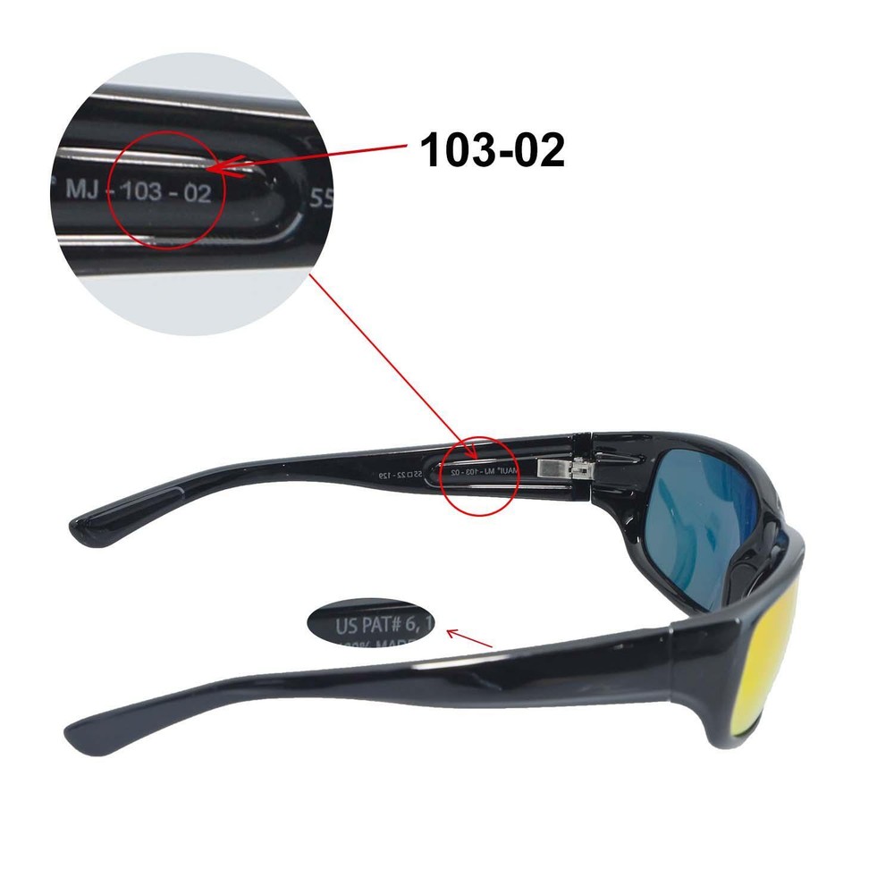 Walleva Replacement Lenses for Maui Jim Stingray Sunglasses - Multiple Options