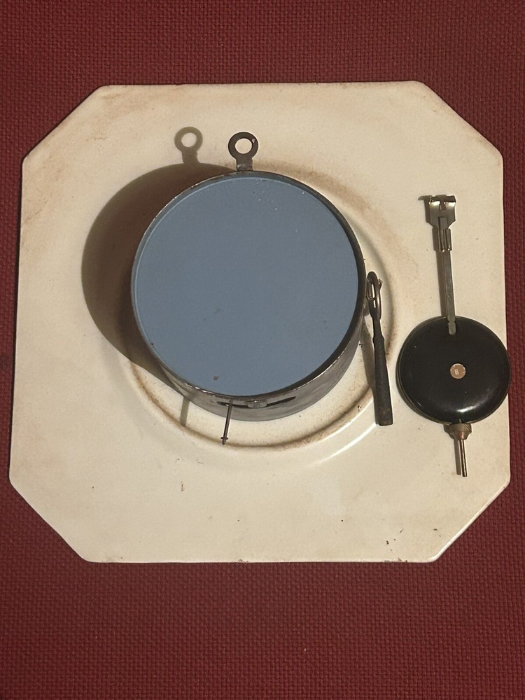 Wall Clock Antique 1920’s Germany Ceramic 8 Days!!