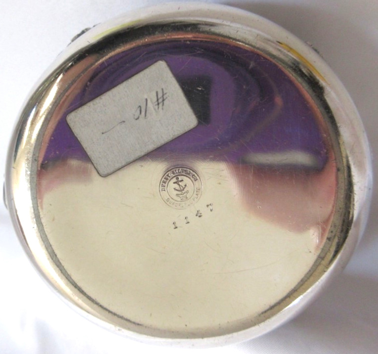 Antique Derby Silver Co Quadruple Plate Brides Basket Frame 1147