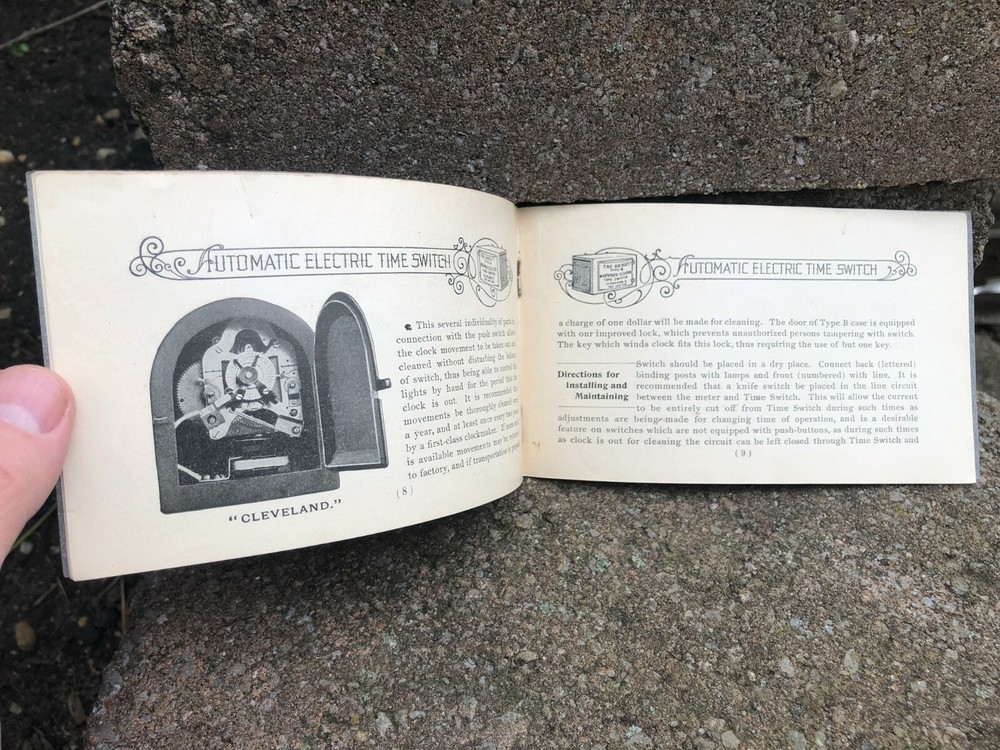 1903 Automatic Electric Time Switches Brochure