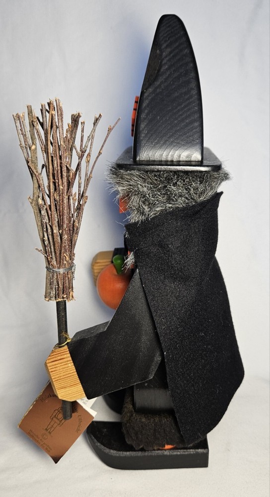Holzkunst Christian Ulbricht Wicked Witch Nutcracker Germany 12.9"