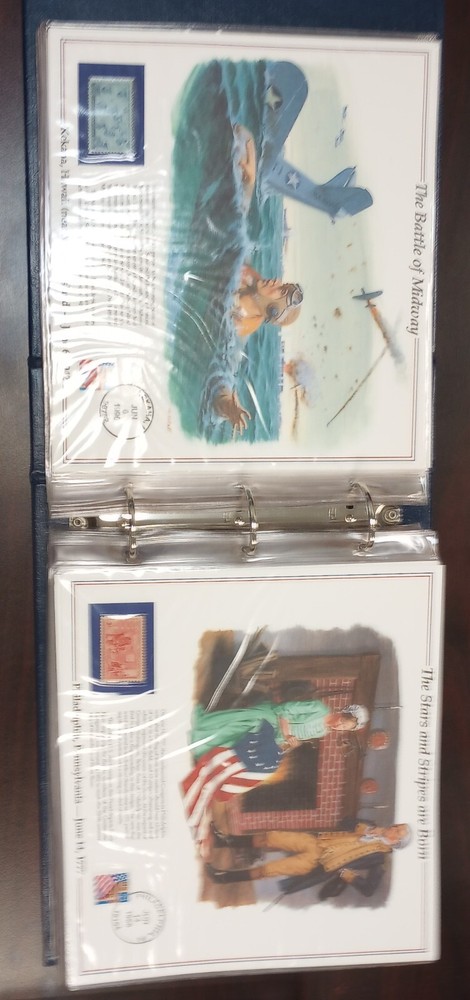 US History Stamp Collection Nostalgia book