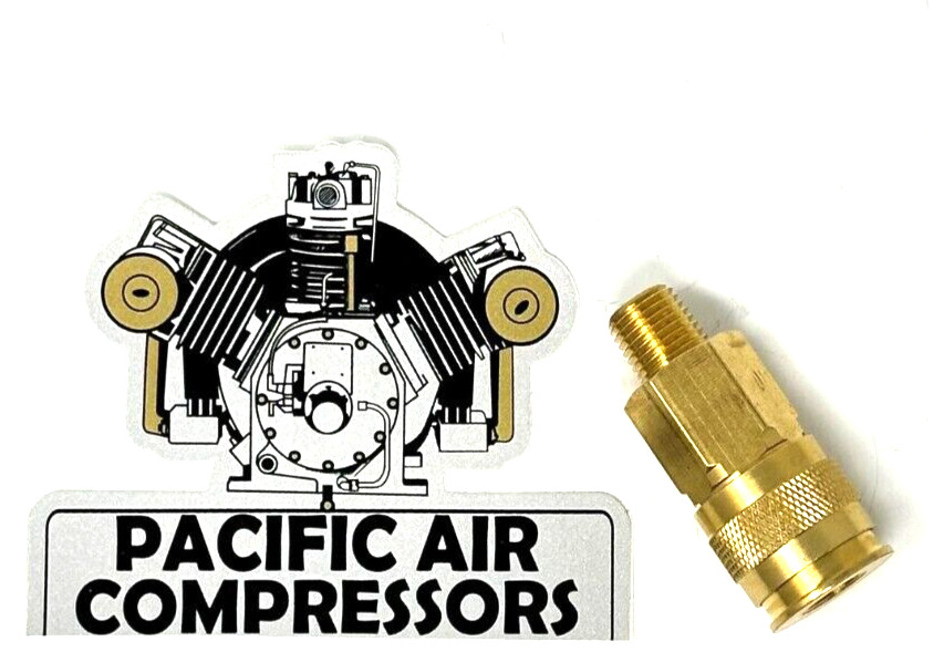 5140119-61 / A16182 BRASS AUTOMATIC UNIVERSAL QUICK COUPLER 1/4" MPT