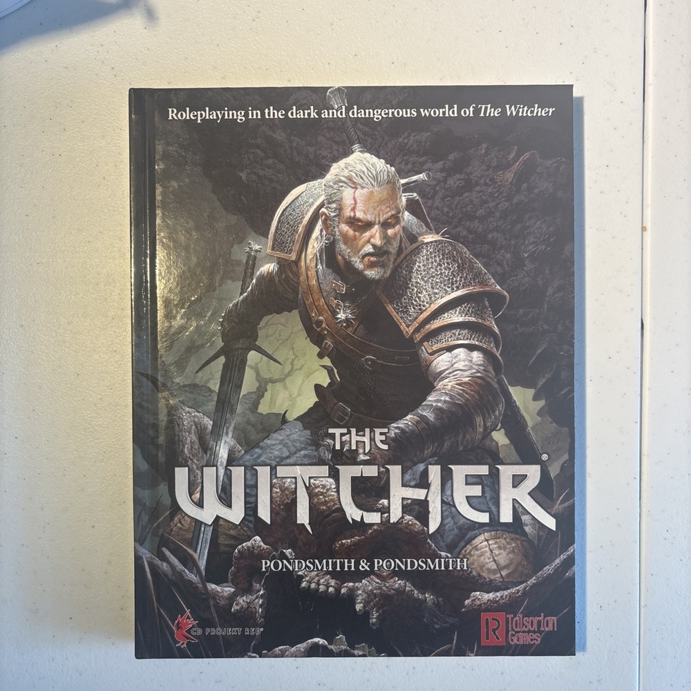 The Witcher RPG Core Rulebook Hardback Book - Mint Condition