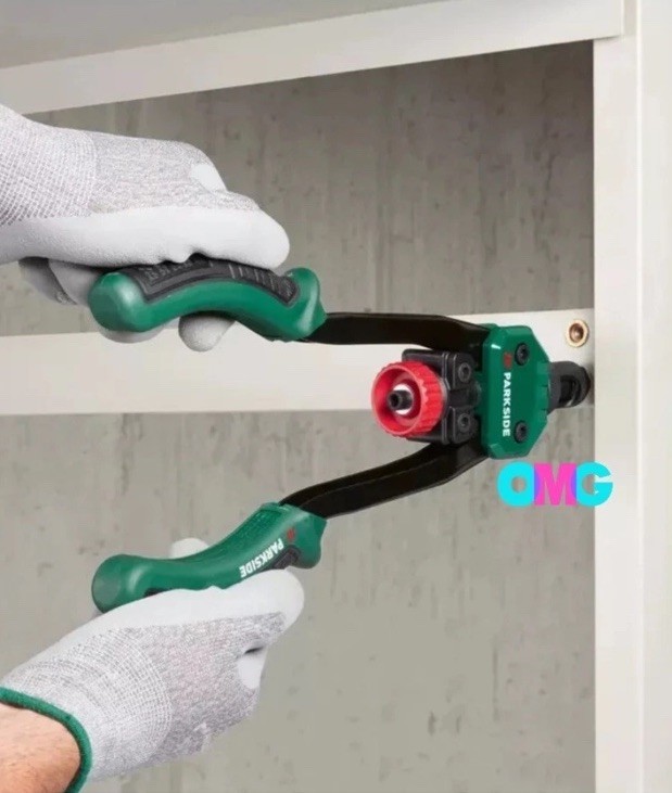 Parkside Rivet Nut Tool with Accessories