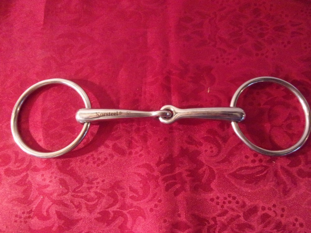 Korsteel Snaffle Horse Bit 5” Loose Ring