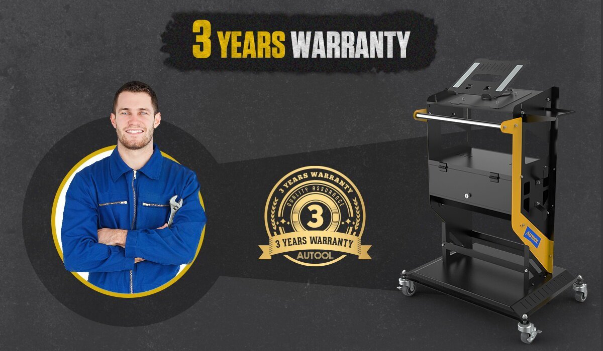 Automotive Service Tool Cart Car Repair Diagnostic Cart Safety locks Rotary lift