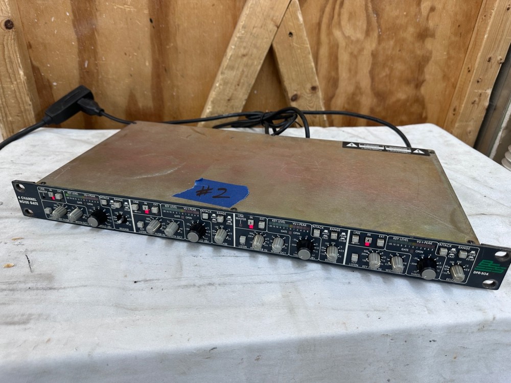 BSS DPR-504 #2, 4-Channel Noise Gate - Small Issue w/Release Controls - READ