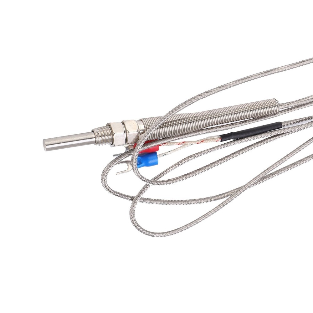 Probe Thermocouple K‑Type Temperature Controller Sensor M8 Thread for Chemical