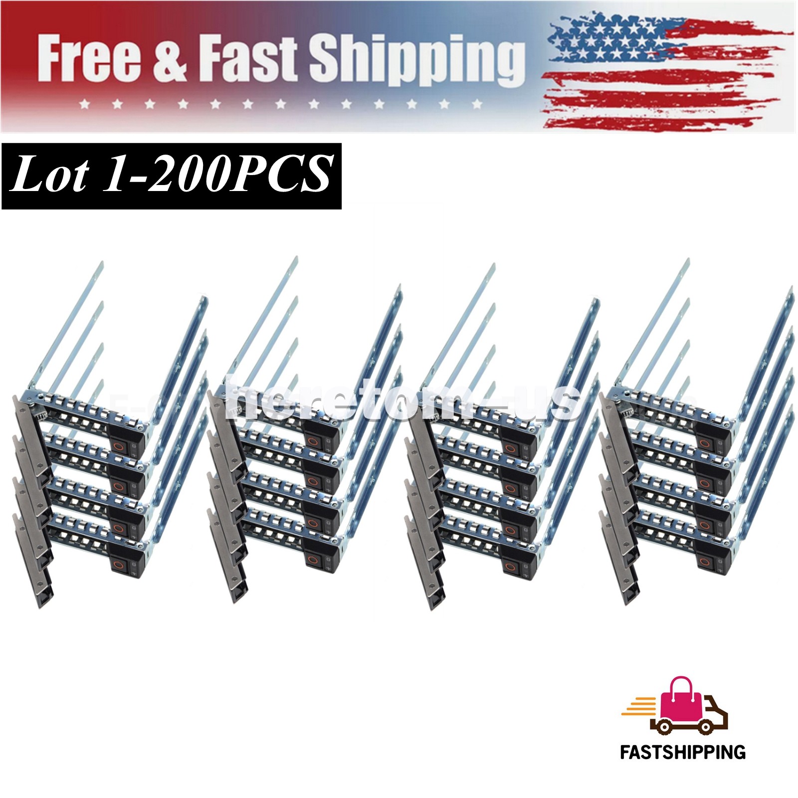 LOT For Dell DXD9H G14/G15 2.5"Tray Caddy R750 R650 R550 R450 T550 T350 R740 640