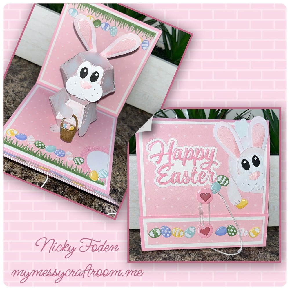 Karen Burniston Die 1264 Easter Borders
