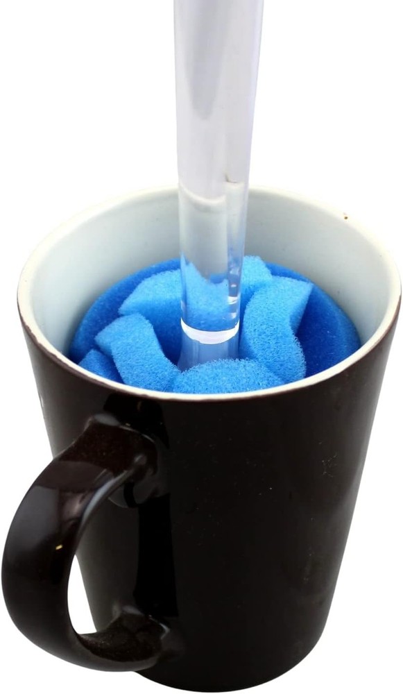 2 Pack Soft Touch Glassware Sponge Puff Dish Brush 11.5" Multi-Purpose Cleaner