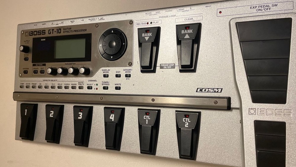 Boss GT-10 Guitar Multi Effects Processor COSM Flagship Model Tested Working JP