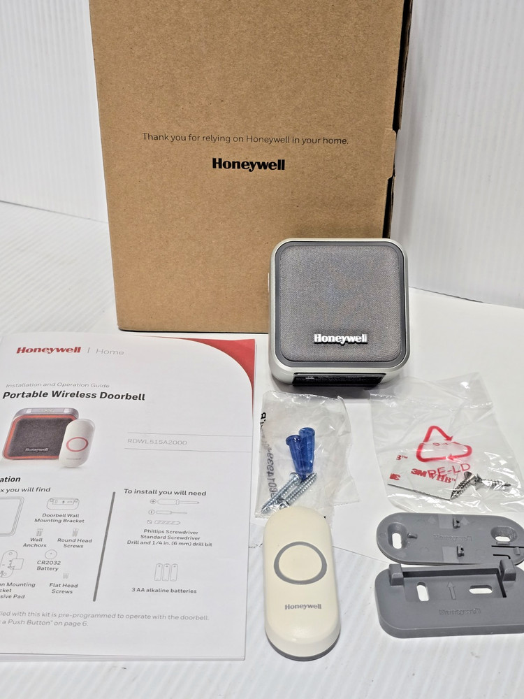 Honeywell RDWL515A ActivLink Wireless Doorbell & Push Button - Tested