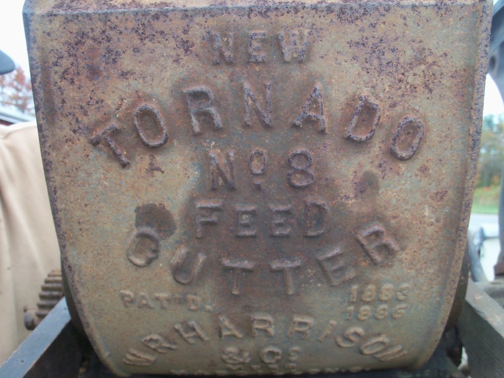 Antique Tornado #8 Feed Cutter, All Original
