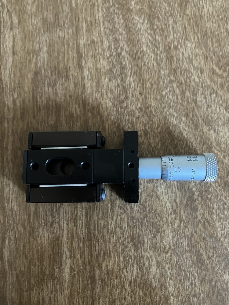 PARKER DAEDAL LINEAR POSITIONER STAGE PLATFORM STARRETT MICROMETER MODEL 3906
