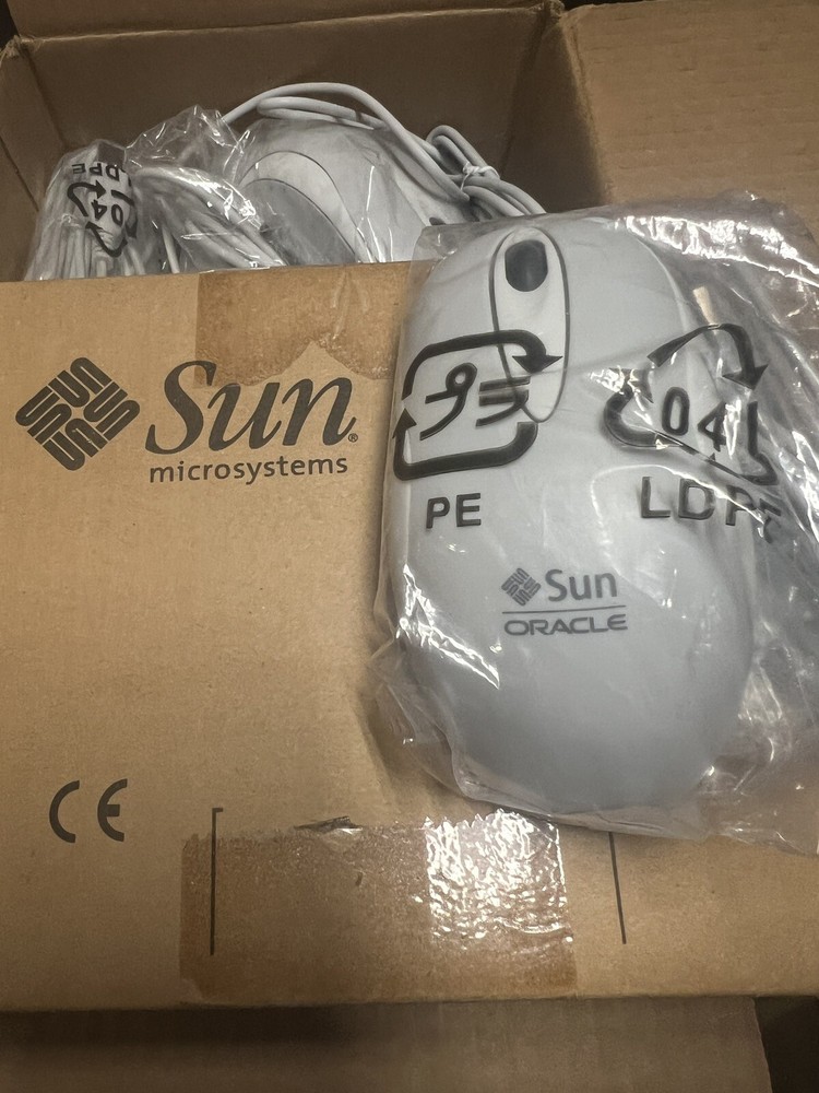 Sun Microsystems Oracle 371-0788 Type-7 USB 3 Button Optical Mouse New