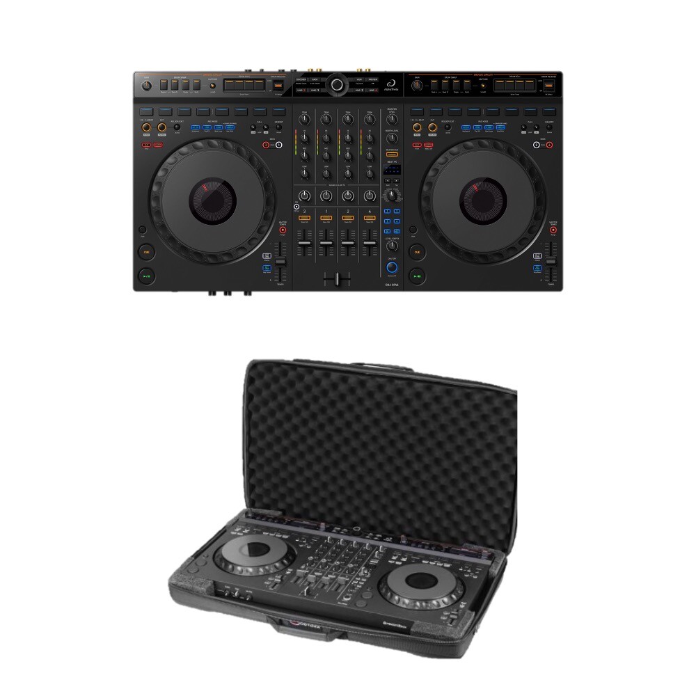 AlphaTheta Bundle DDJ-GRV6 4-Channel DJ Controller + Carry Bag