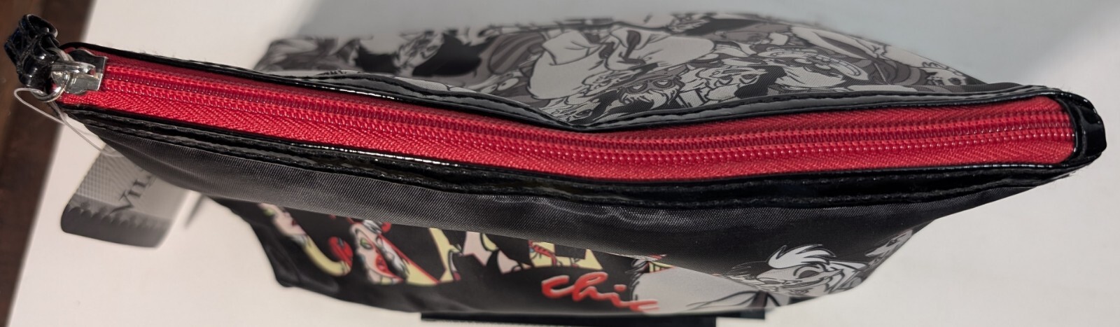 Soho Disney Villains Make Up Bag Black Crazy Chic Cruella de Vil New with Tag