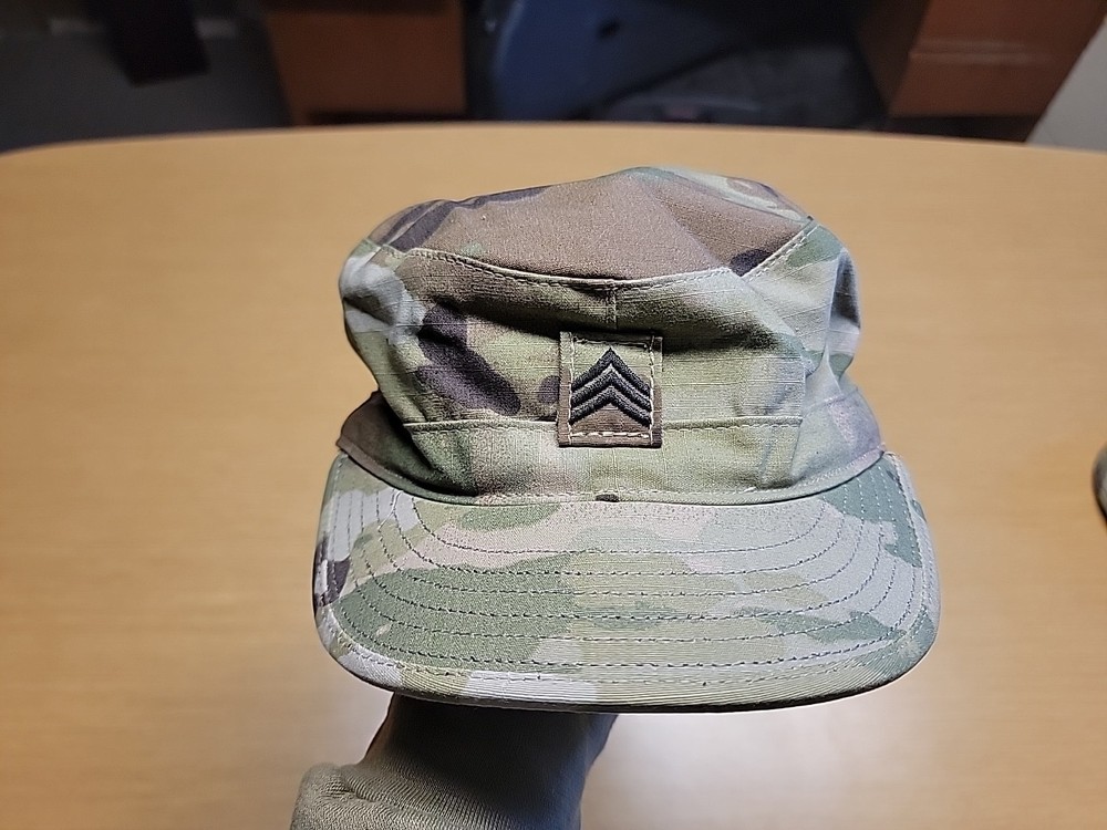 PATROL CAP OCP (7-1/8)  Sergeant (E-5) Insignia