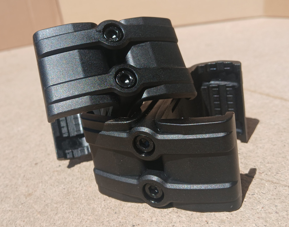 2-Pack Mag Coupler Link - Matte Black Deburred - Snag-Free for 5.56 / .223