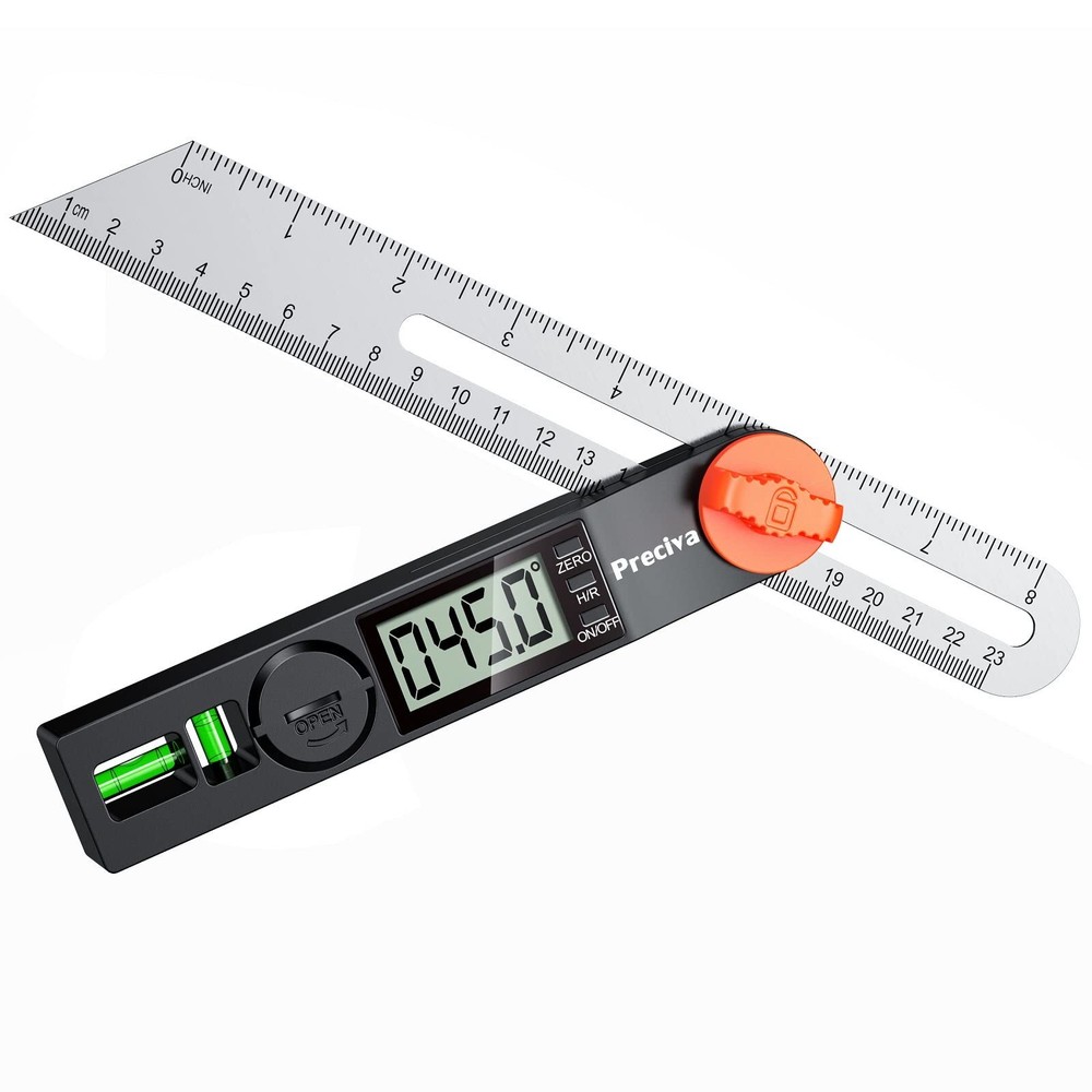 Tbevel Gauge & Protractor With Horizontal And Vertical Bubble0338 Digital Angle