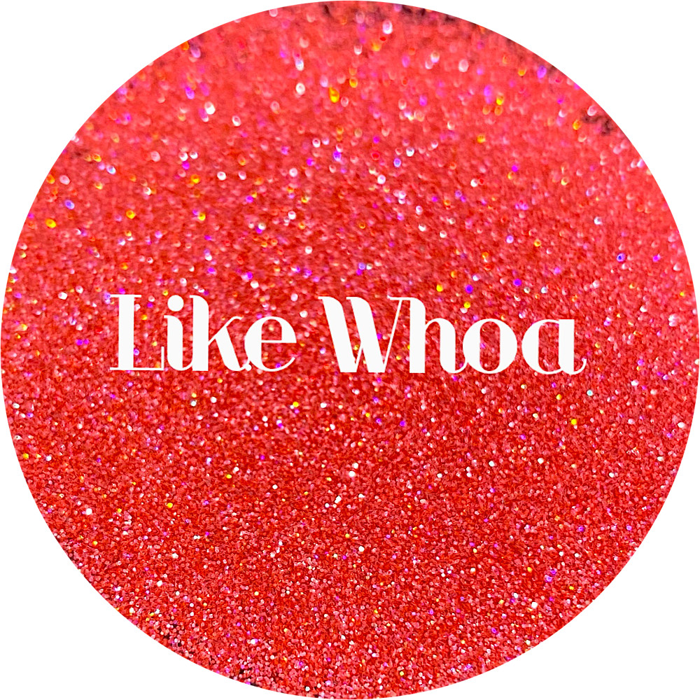 Premium Polyester Glitter - Coral Holographic