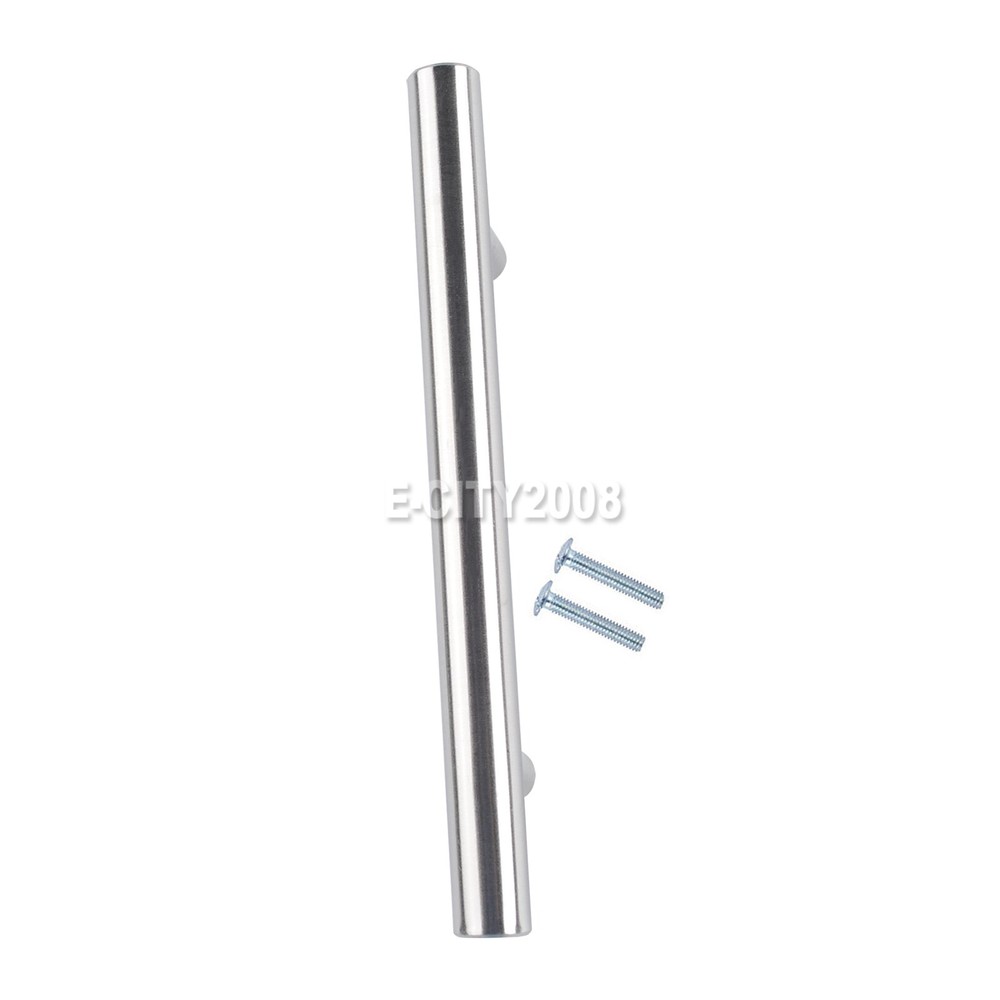 2 Kit Silver Stainless Steel T Cabinet Handle Bathroom Kitchen Handle Knob Pull