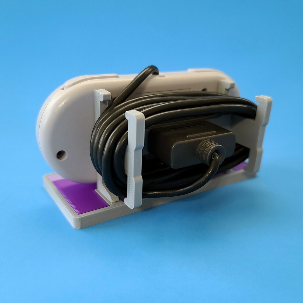 Display Stand for Original SNES Controllers / Custom 3D Printed / Super Nintendo