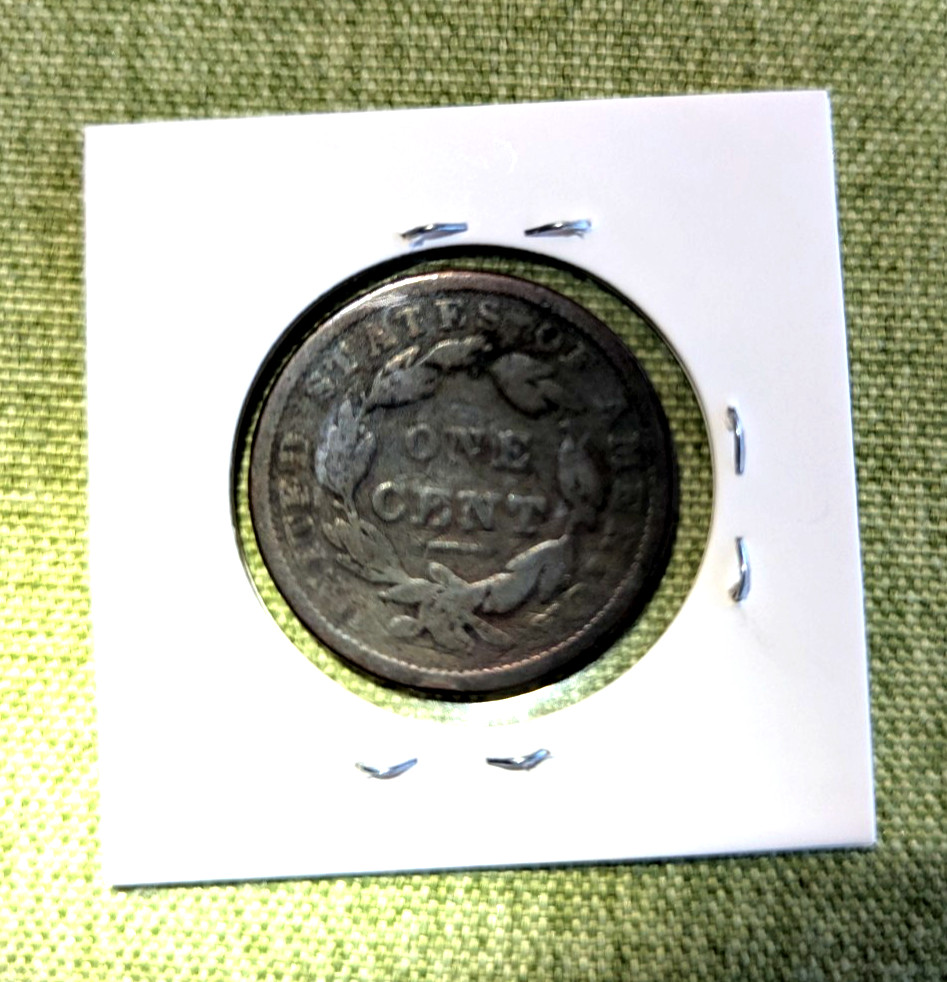 1838 Coronet Head Large Cent High Grade Circulated