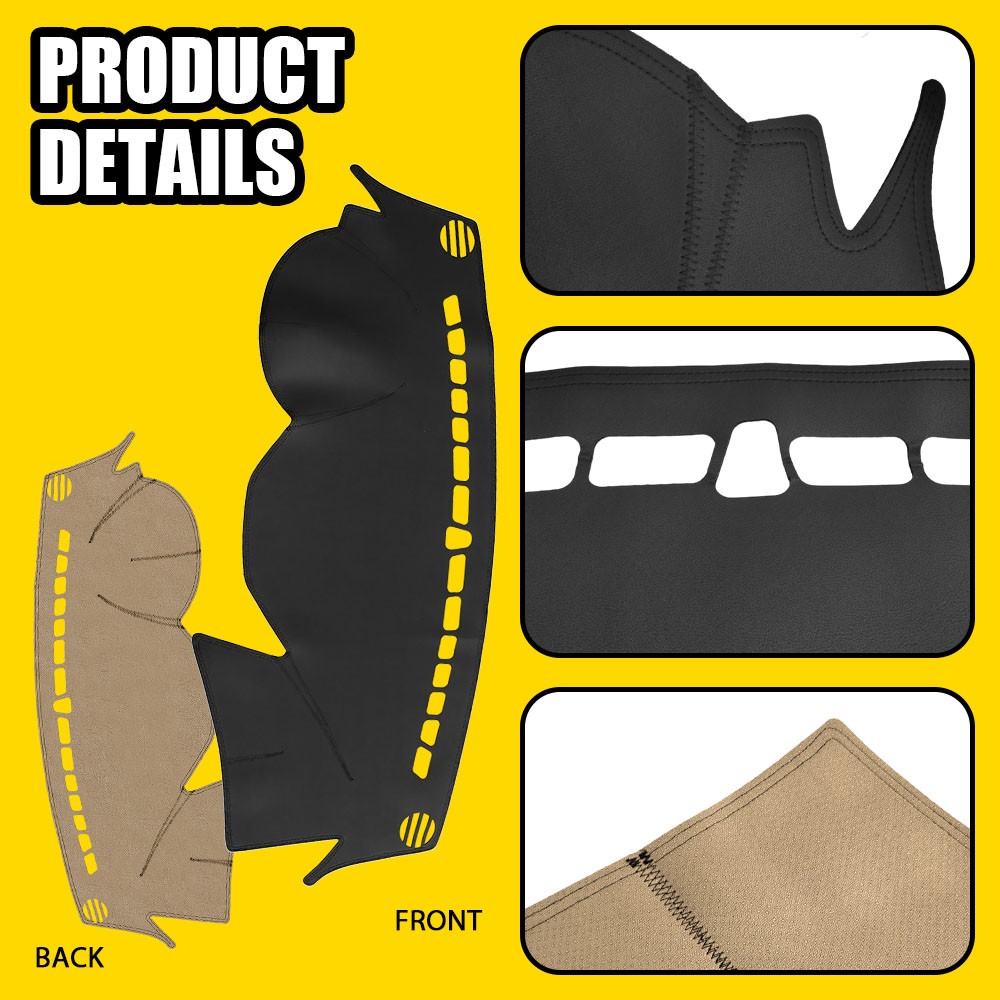 Car Leather Dashboard For Hyundai Sonata 2011-2014 Dash Cover Protector Mat EO