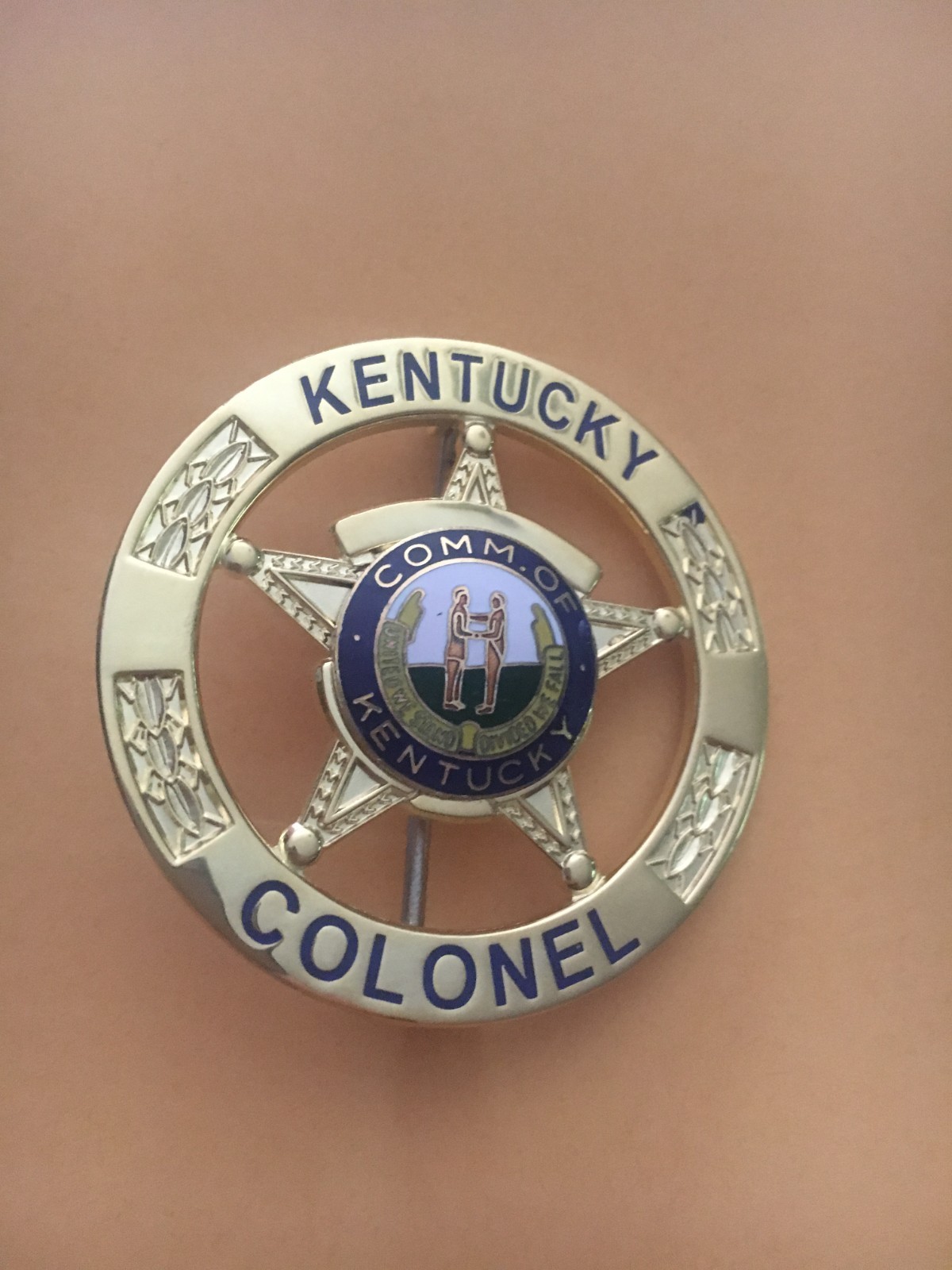 Kentucky Colonel Badge Commonwealth of Kentucky Fraternal Organization version 2