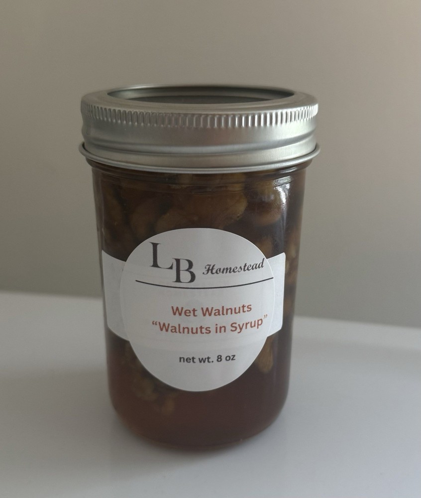 Walnuts In Syrup 8 Oz