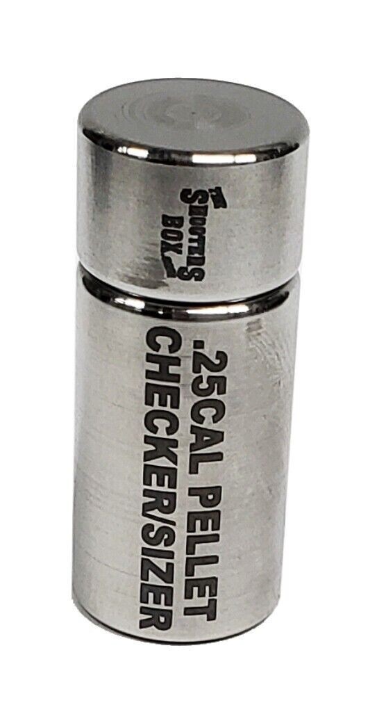 Pellet Resizer/Checker .25 Cal - Sizer - Stainless Steel - USA Made - Free Ship!
