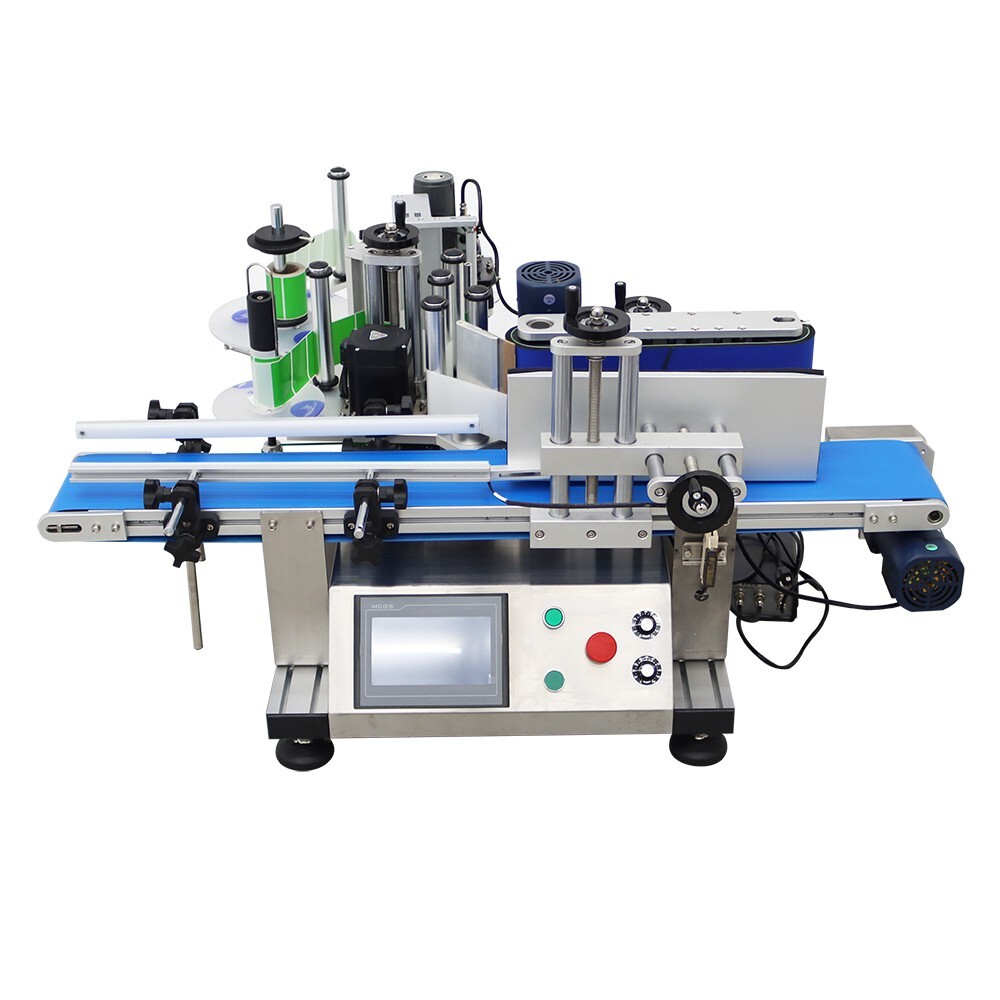 Automatic Round Bottle Labeling Machine Desktop Conveyor w/Code Printer 1.5-3.9"