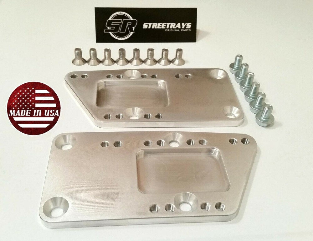 SR Billet Engine Swap Bracket SBC LS Conversion Motor Mount Adjustable Plate LS1