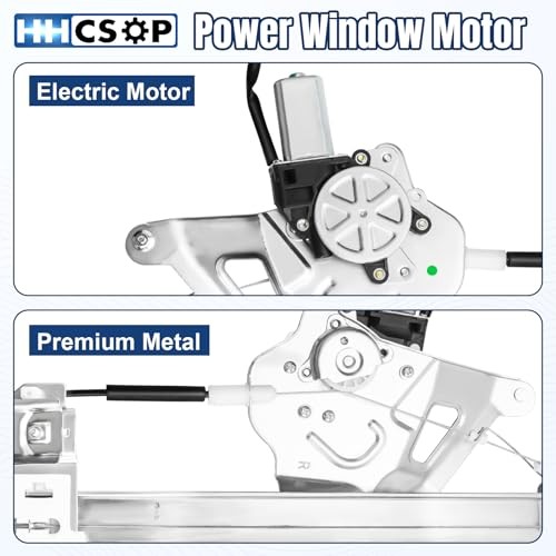 Front Right Passenger Side Power Window Regulator w/Motor Assembly Replacement