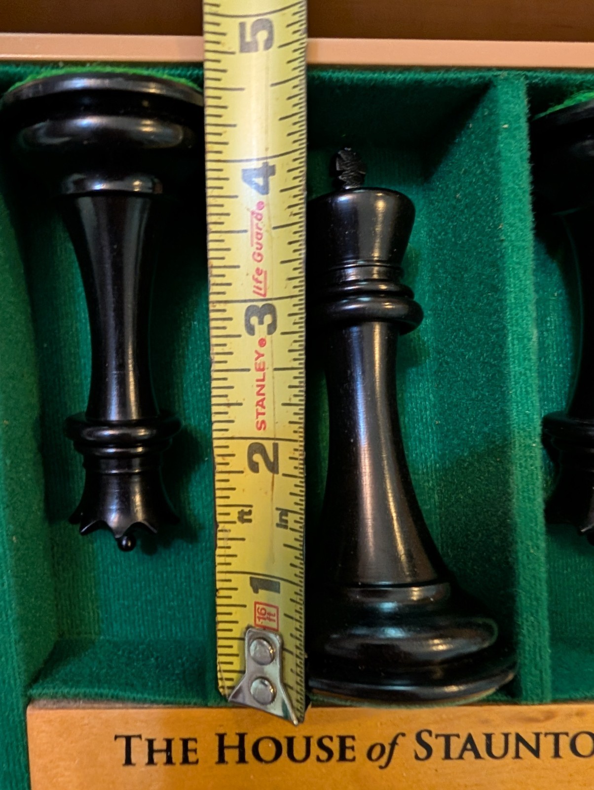 House of Staunton Wood Chess Set Pieces w Case Collector Prestige Series READ