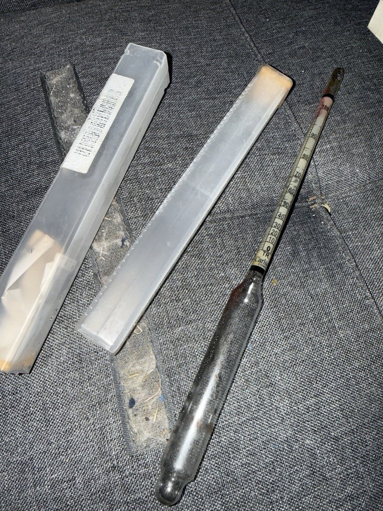 Vintage Hydrometer Set – Complete Testing Kit (3 Pieces w/ Tubes)