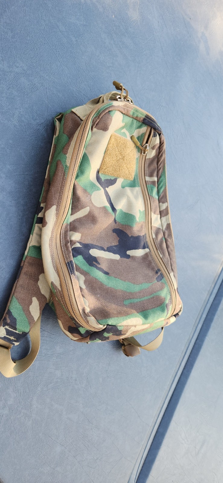 Recycled Firefighter 24 Hour Backpack Woodland Camo   Made In USA