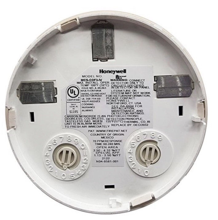 Honeywell MCS-COF3-IV Carbon Monoxide Detector