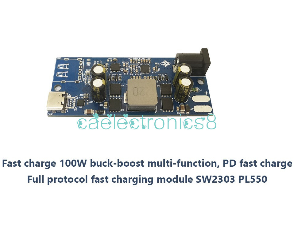 Full Protocol Fast Charging Module SW2303 PL5501 100W Buck-boost PD Quick charge