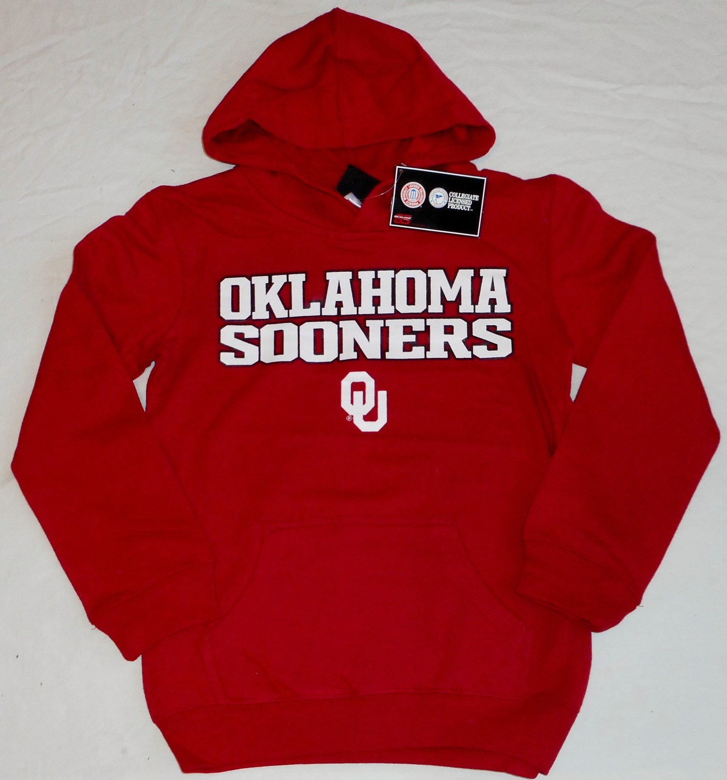 University of Oklahoma Sooners Youth Hoodie Red NWT Free Shipping